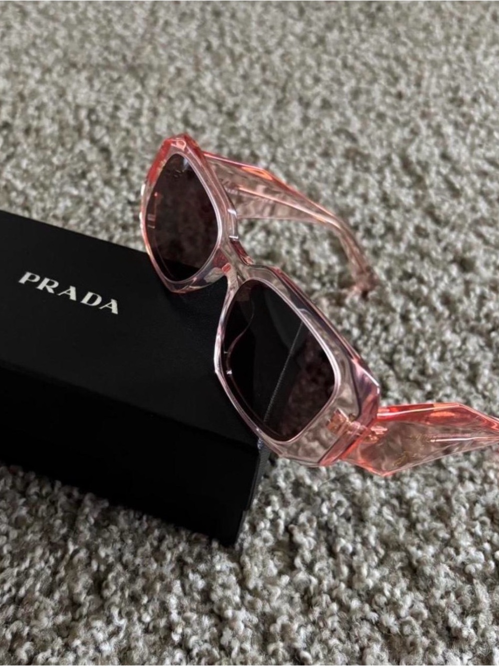 Prada Pink Transparent Sunglasses - Picture 4 of 8